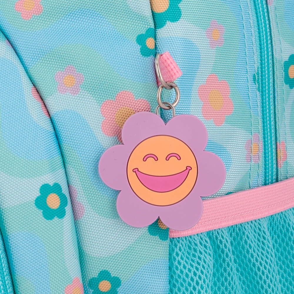 MOCHILA POWER 6XT AQUA FLOWERS - 8