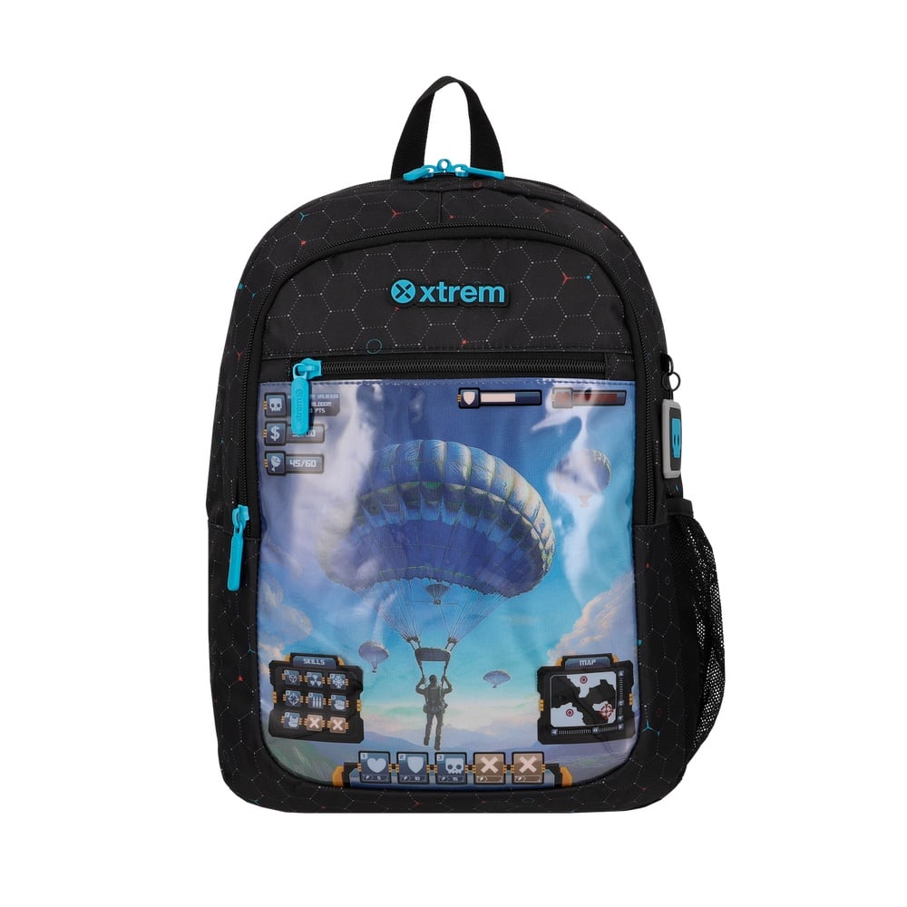 MOCHILA LOGAN 6XT BLACK VIDEOGAME - 1