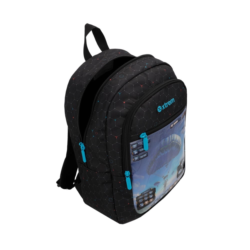 MOCHILA LOGAN 6XT BLACK VIDEOGAME - 4