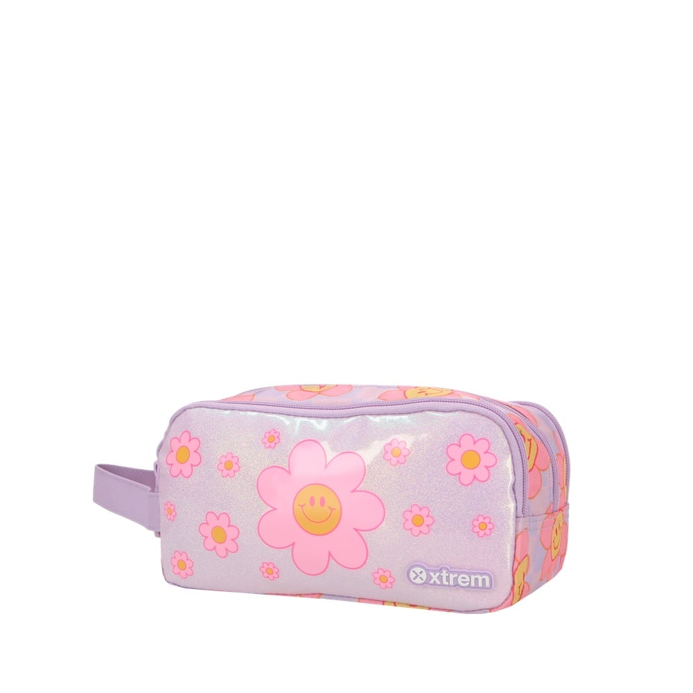 ESTUCHE UNIVERSITY+ 6XT LILAC FLOWERS - 2