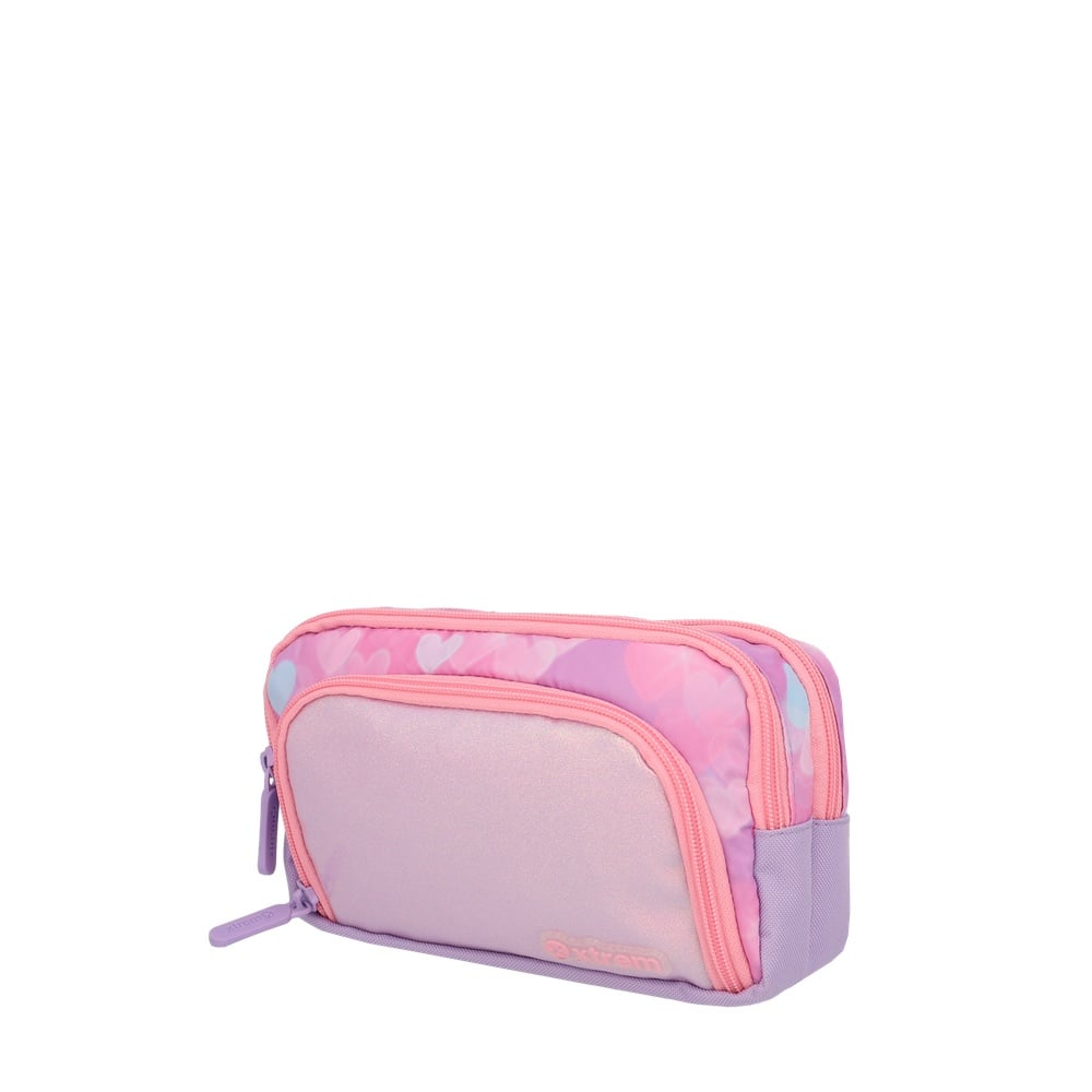 ESTUCHE ZIP-ART 6XT PINK HEARTS - 2