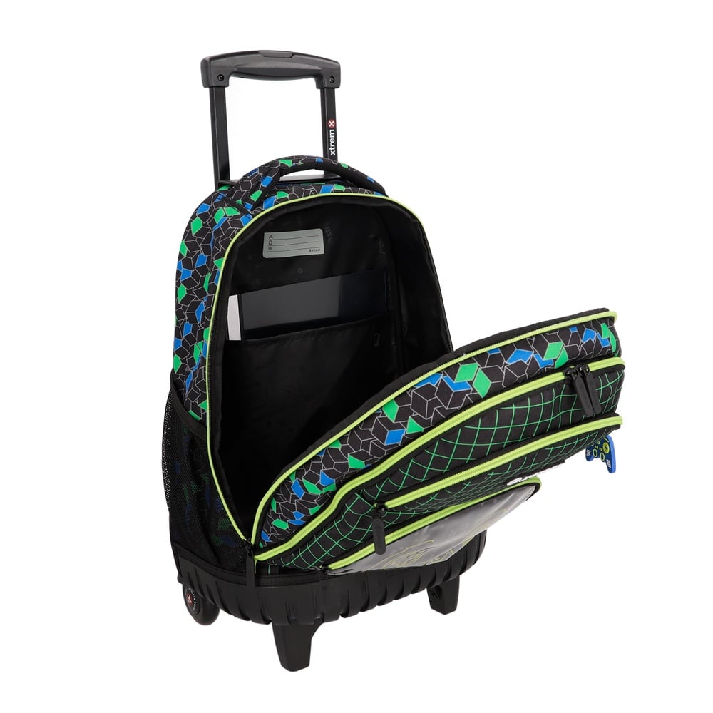 MOCHILA CON RUEDAS CROSS 6XT BLACK GAMER - 4