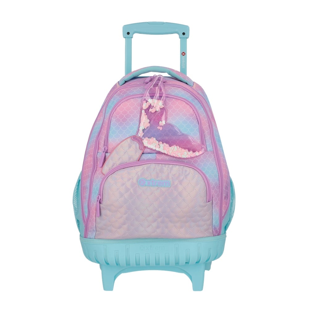 MOCHILA CON RUEDAS CROSS 6XT LILAC MERMAID - 1