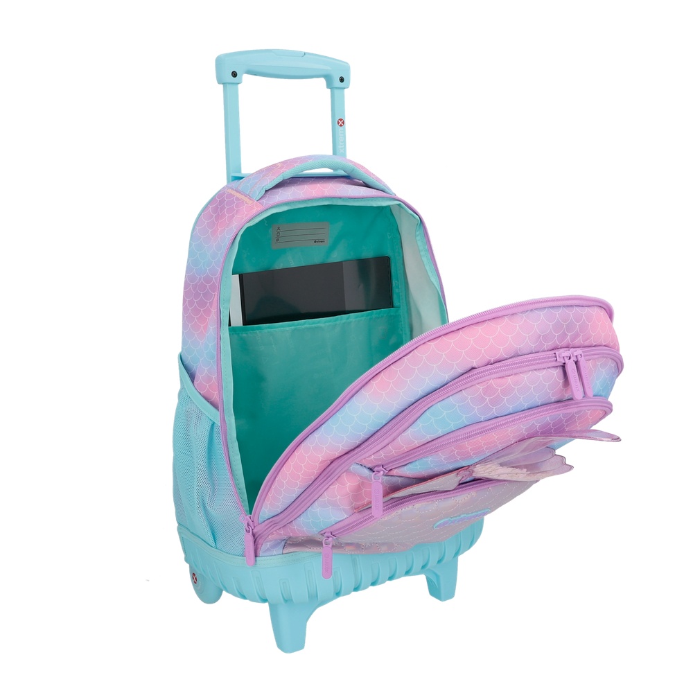 MOCHILA CON RUEDAS CROSS 6XT LILAC MERMAID - 4
