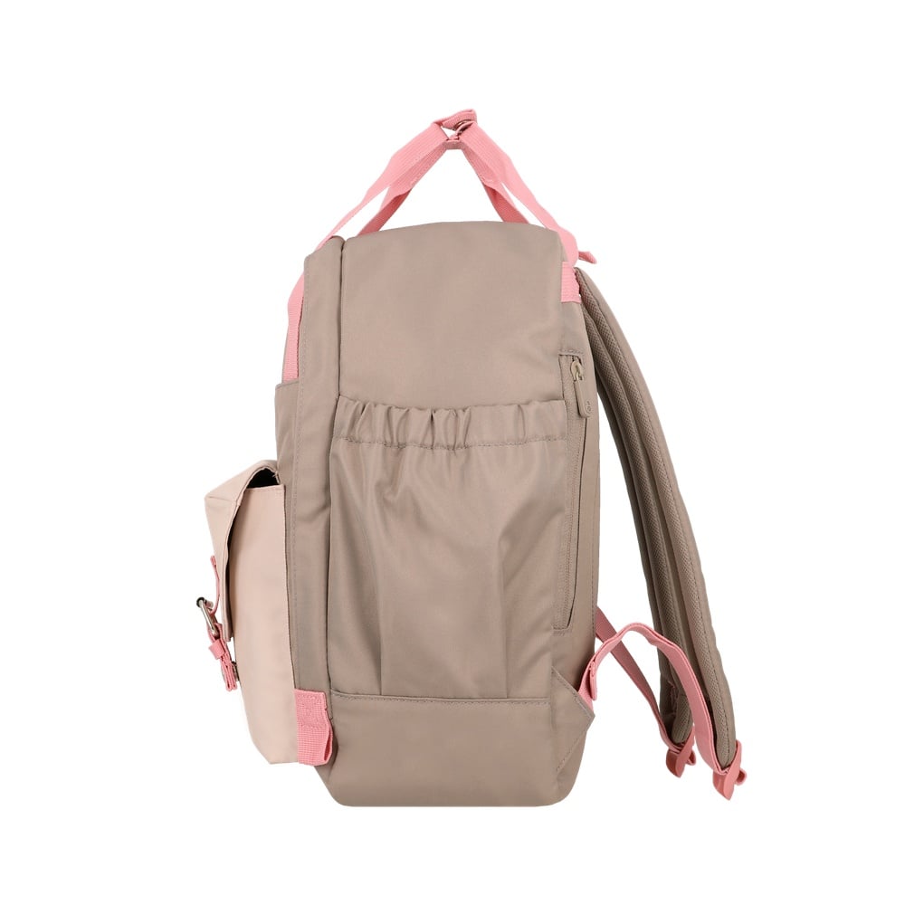 MOCHILA PORTALAPTOP MONROE 6XT 15' PINK/TAUPE - 5