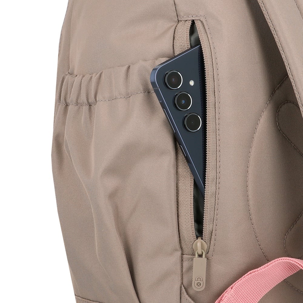 MOCHILA PORTALAPTOP MONROE 6XT 15' PINK/TAUPE - 7