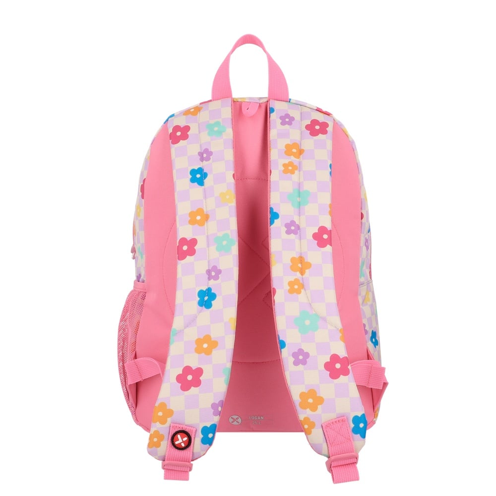 MOCHILA LOGAN 6XT PINK FLOWER - 3