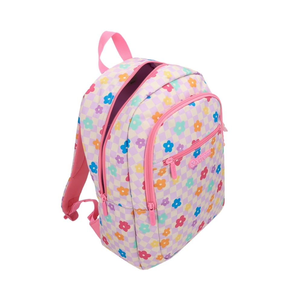 MOCHILA LOGAN 6XT PINK FLOWER - 4