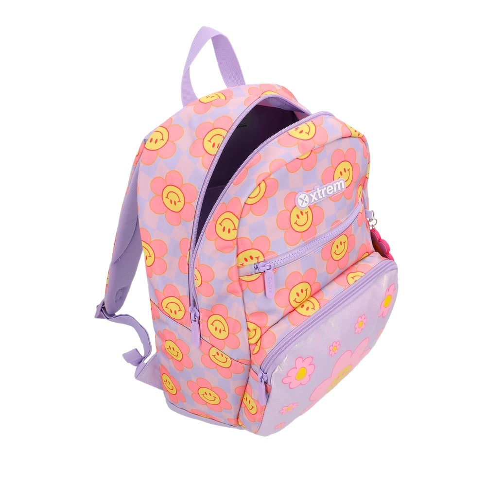 MOCHILA BOLT 6XT LILAC FLOWERS - 4