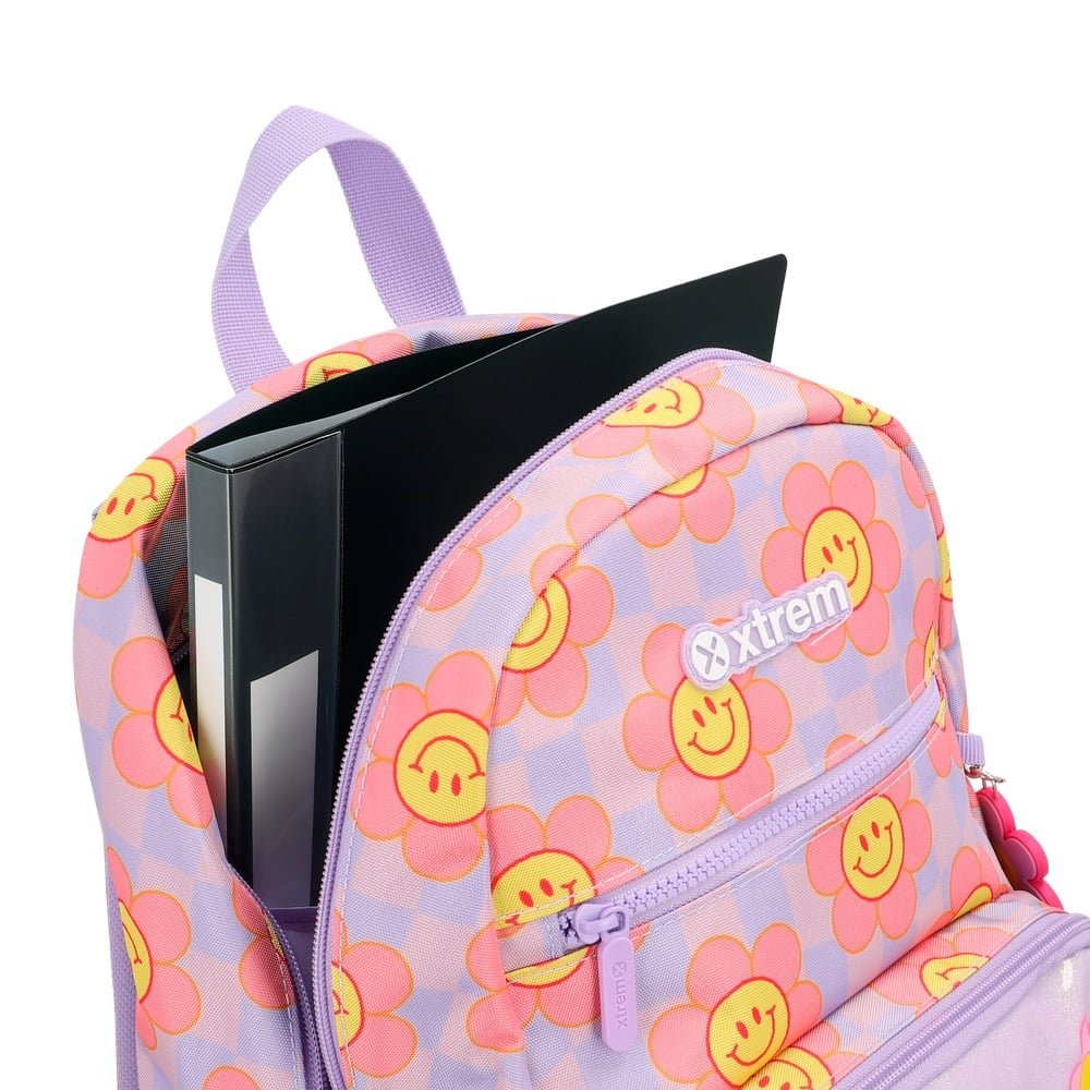 MOCHILA BOLT 6XT LILAC FLOWERS - 7
