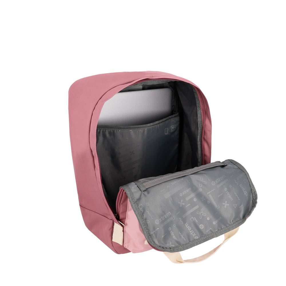 MOCHILA PORTALAPTOP MONROE 6XT 15' PURPLE/PINK - 4