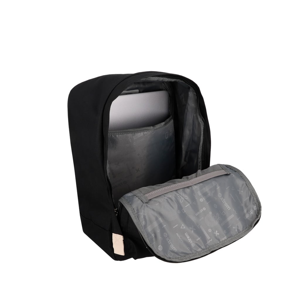 MOCHILA PORTALAPTOP MONROE 6XT 15' BLACK/BEIGE - 4
