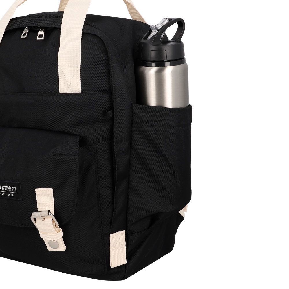 MOCHILA PORTALAPTOP MONROE 6XT 15' BLACK/BEIGE - 6