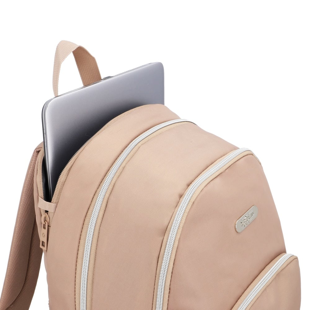 MOCHILA PORTALAPTOP KANSAS 6XT 15' SIMPLY TAUPE - 8