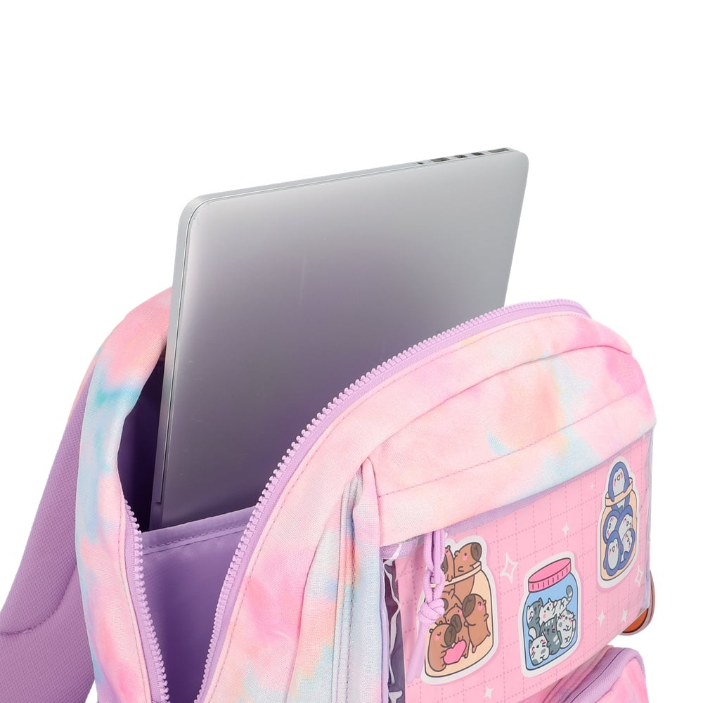 MOCHILA PORTALAPTOP QUEENS 6XT 15' GRADIENT PINK - 7
