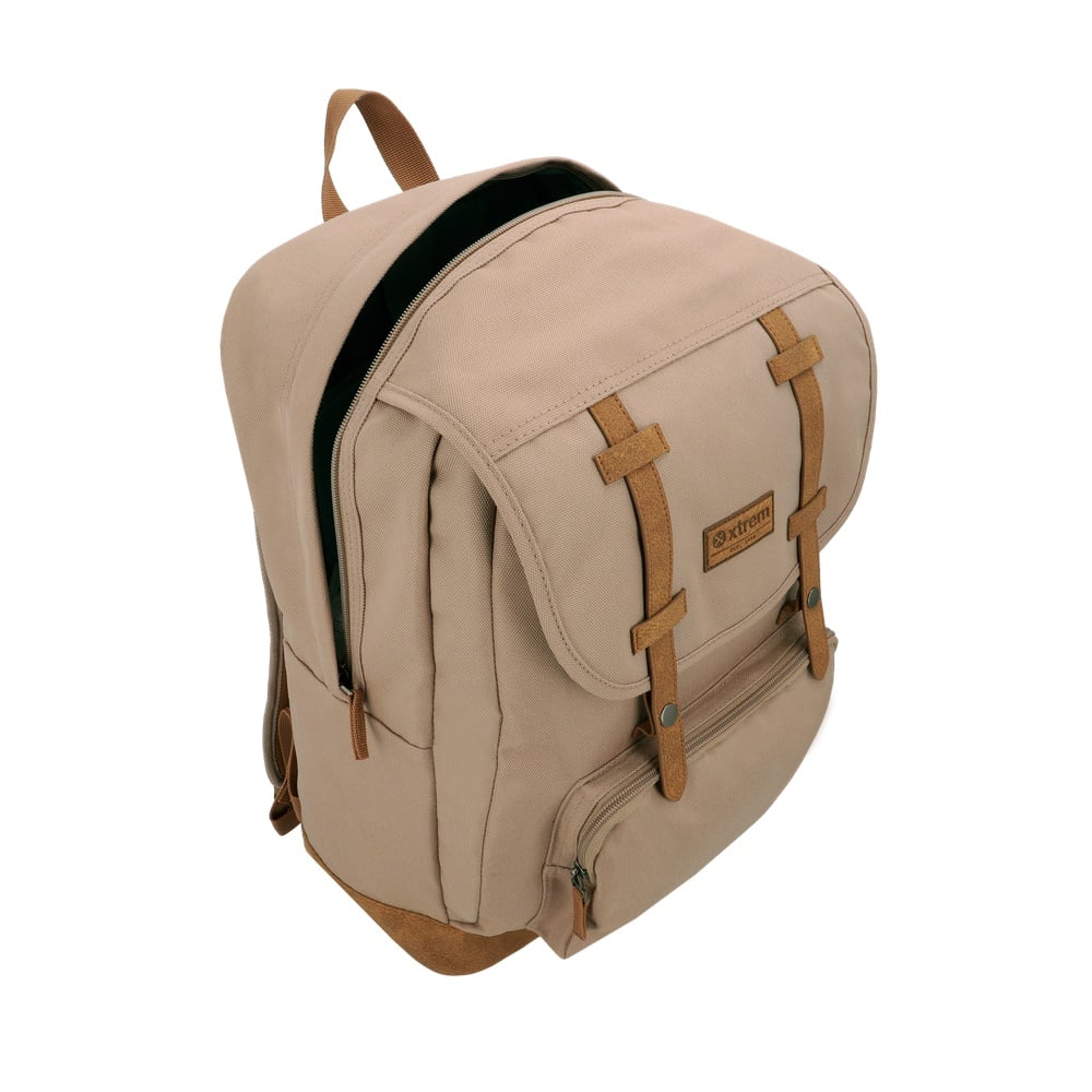 MOCHILA PORTALAPTOP STRAPS 2.0 6XT 16' SIMPLY TAUPE - 4