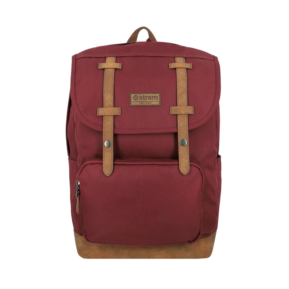 MOCHILA PORTALAPTOP STRAPS 2.0 6XT 16' WINE RED - 1