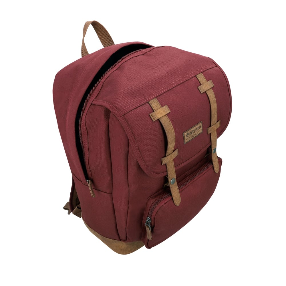 MOCHILA PORTALAPTOP STRAPS 2.0 6XT 16' WINE RED - 4