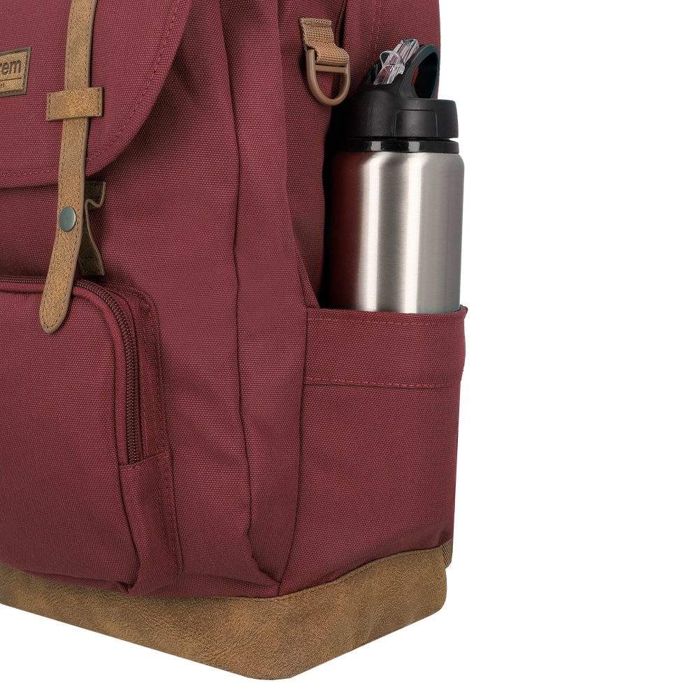 MOCHILA PORTALAPTOP STRAPS 2.0 6XT 16' WINE RED - 6