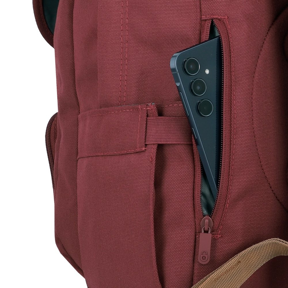 MOCHILA PORTALAPTOP STRAPS 2.0 6XT 16' WINE RED - 8