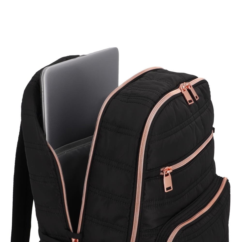 MOCHILA PORTALAPTOP NEBRASKA 6XT 16' BLACK/ROSE GOLD - 7