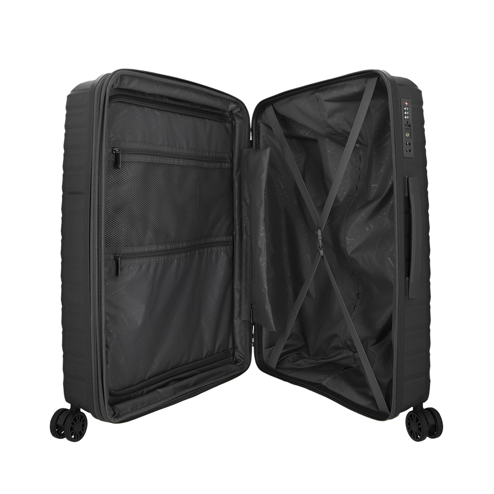 MALETA RÍGIDA BON-X GRANDE ALU BLACK - 5