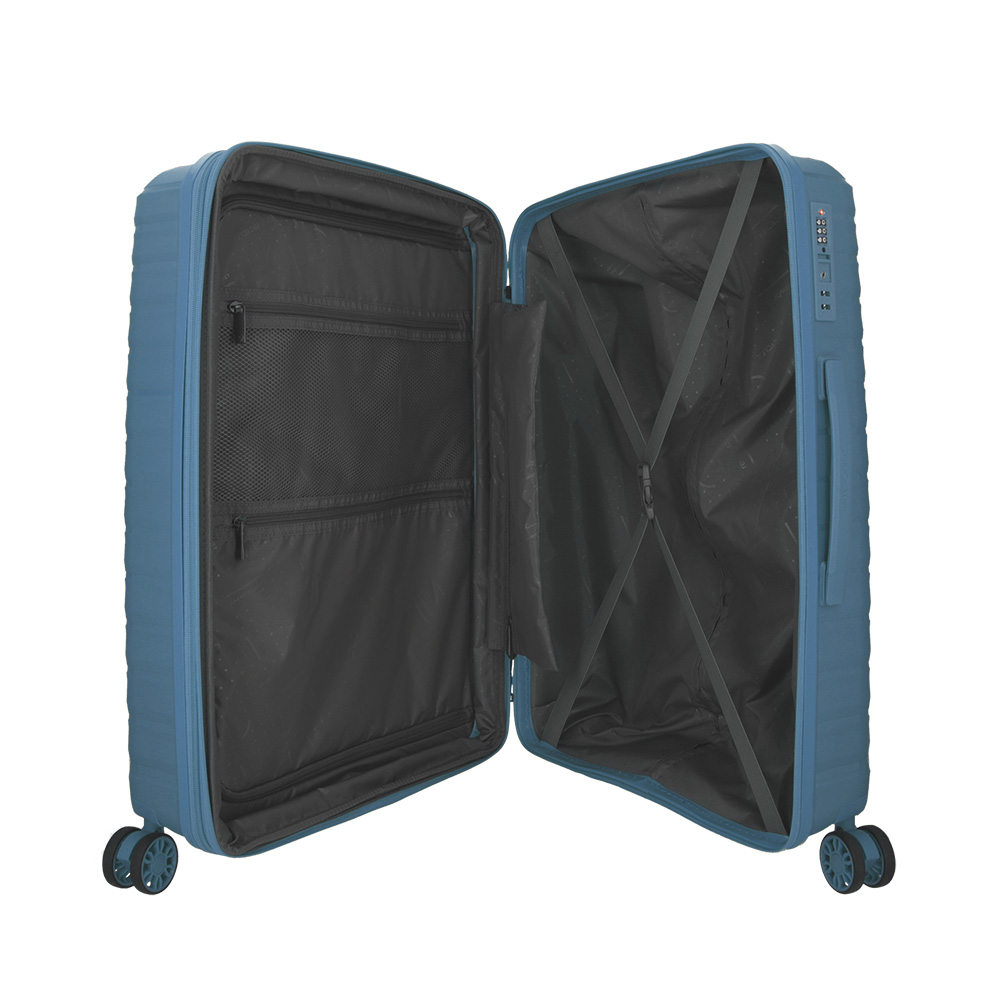 MALETA RÍGIDA BON-X GRANDE BREEZE BLUE - 5