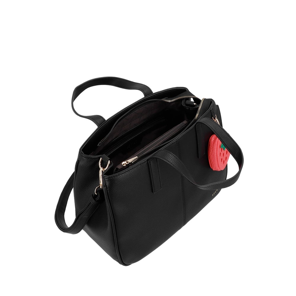 CARTERA TOTE ARUBA MEDIANA BLACK - 4