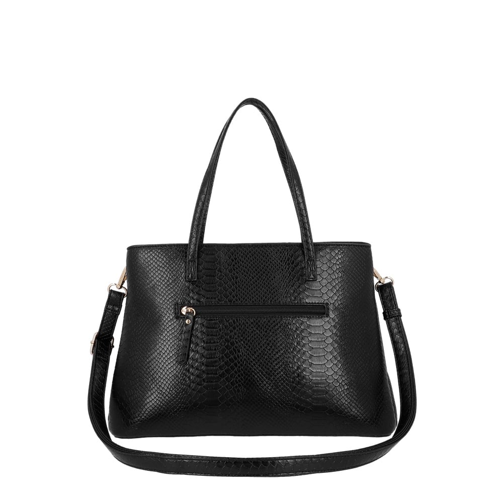 CARTERA TOTE ZAGREB MEDIANA BLACK - 3