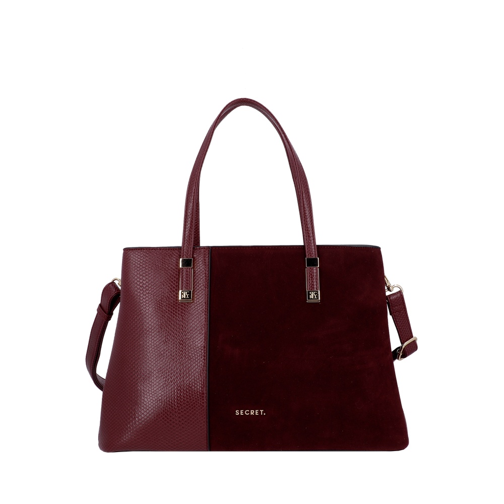 CARTERA TOTE ZAGREB MEDIANA BURGUNDY - 1