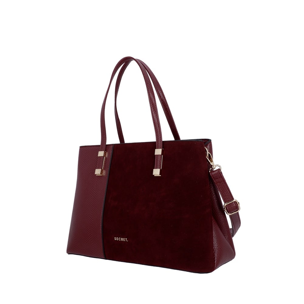 CARTERA TOTE ZAGREB MEDIANA BURGUNDY - 2