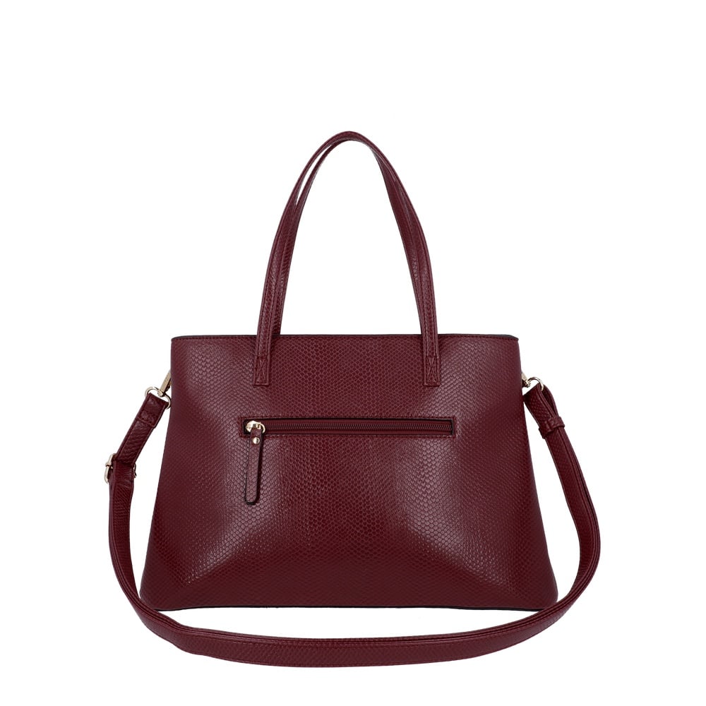 CARTERA TOTE ZAGREB MEDIANA BURGUNDY - 3