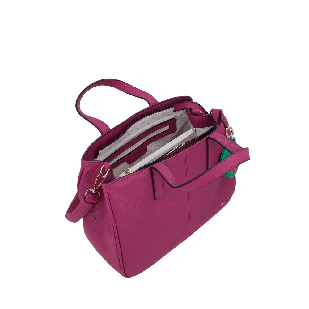 CARTERA TOTE ARUBA MEDIANA FUCHSIA - 4