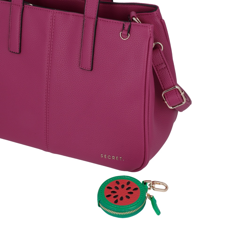 CARTERA TOTE ARUBA MEDIANA FUCHSIA - 7