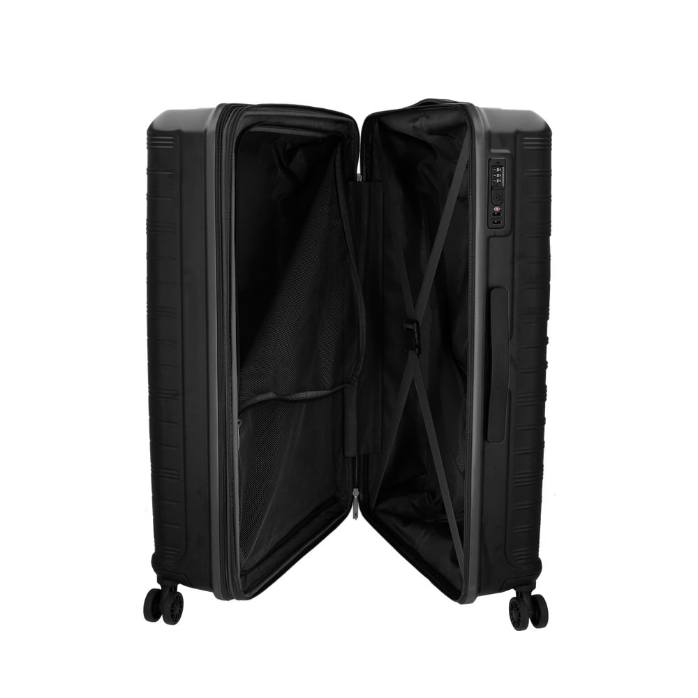 MALETA RÍGIDA SURFTIME GRANDE METALLIC BLACK - 4