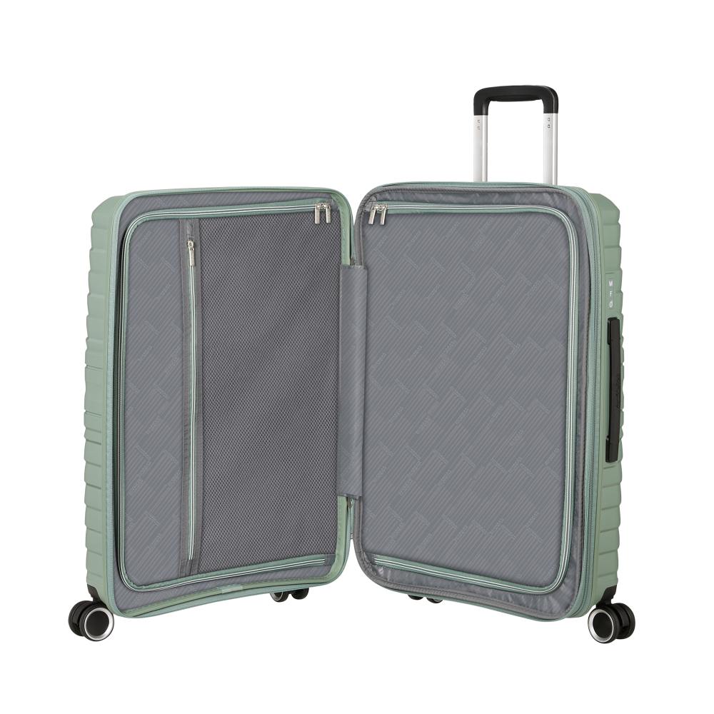 MALETA RÍGIDA FLYTWIST MEDIANA BOTANIC GREEN - 4