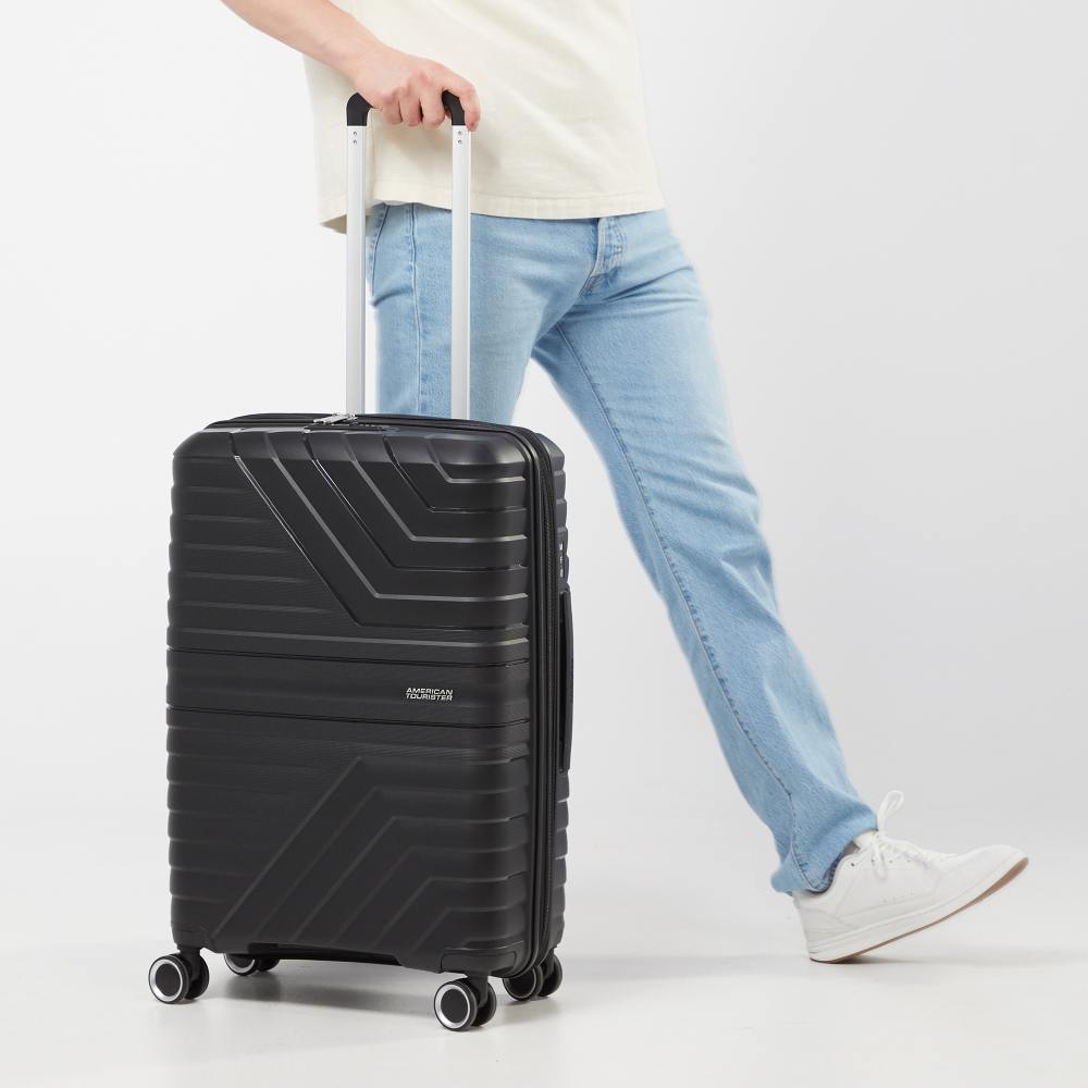 MALETA RÍGIDA FLYTWIST MEDIANA SHADOW BLACK - 2