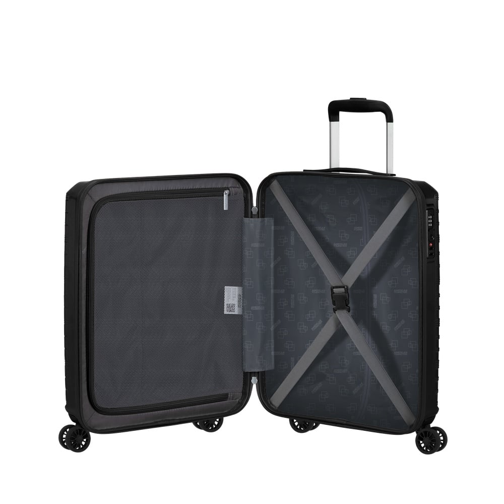 MALETA RÍGIDA SURFTIME CABINA METALLIC BLACK - 4