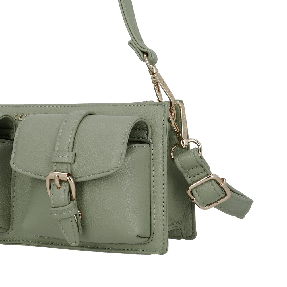 CARTERA CROSSBODY PORTUGAL MINI VERDE - 5