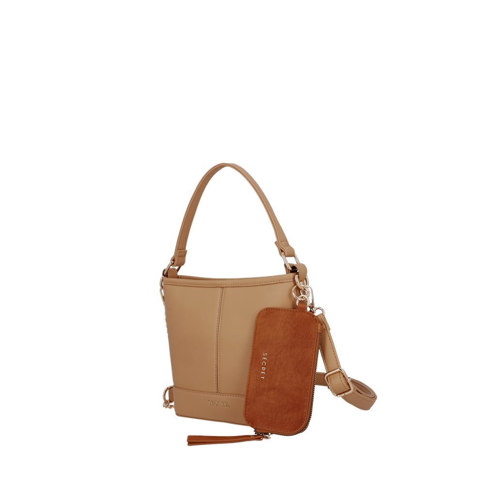 CARTERA CROSSBODY MALAGA MINI BEIGE - 2