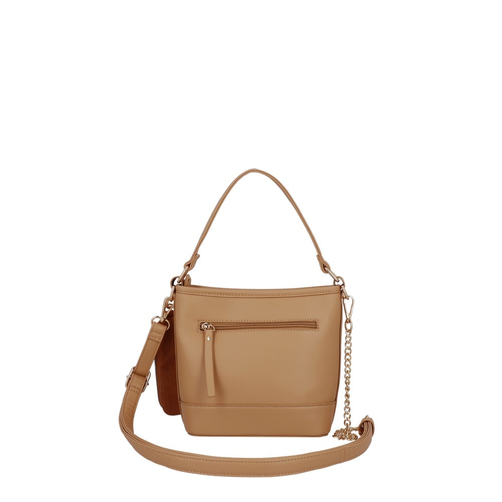 CARTERA CROSSBODY MALAGA MINI BEIGE - 3