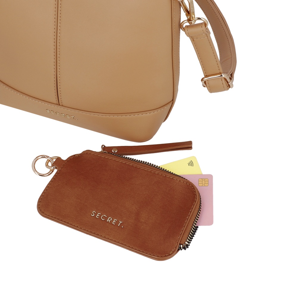 CARTERA CROSSBODY MALAGA MINI BEIGE - 7