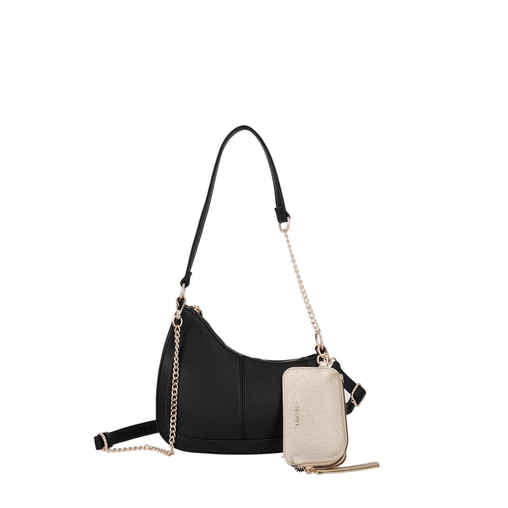 CARTERA CROSSBODY MALAGA PEQUEÑA NEGRA - 1