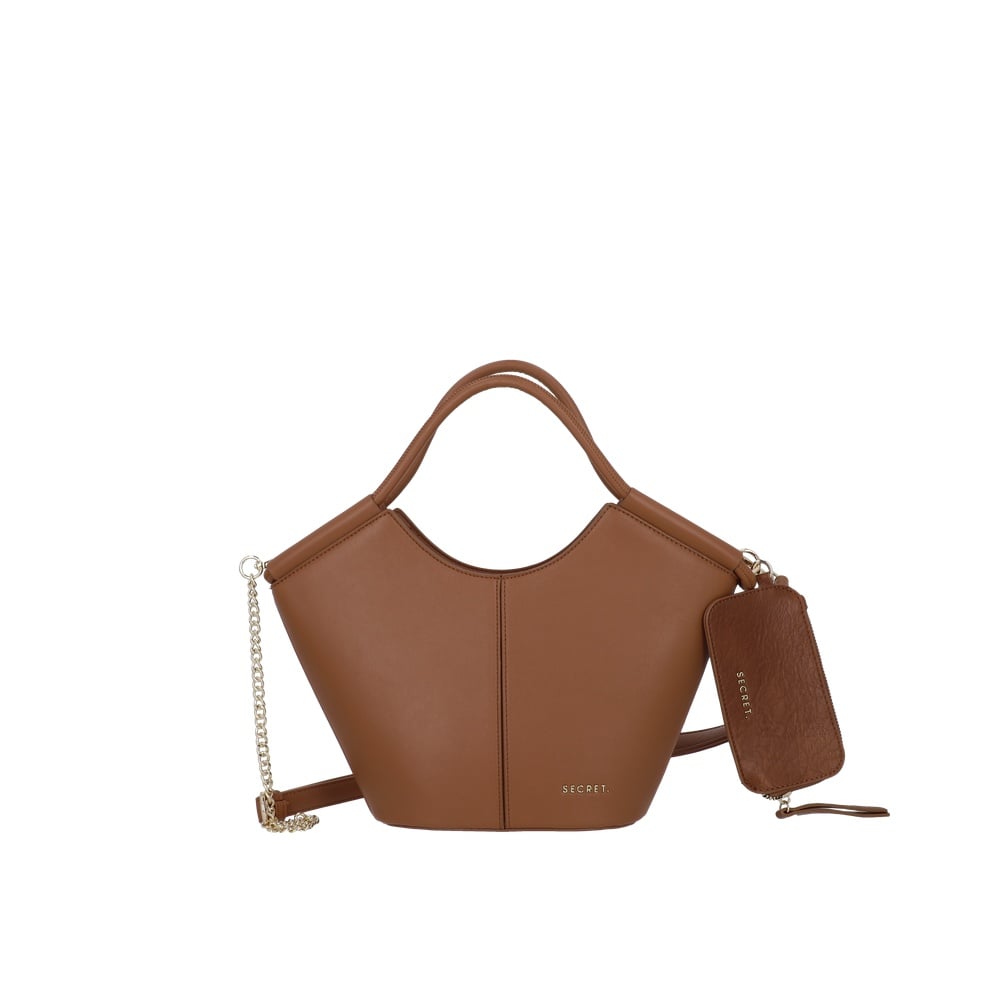 CARTERA CROSSBODY MALAGA MEDIANA CAFÉ - 1