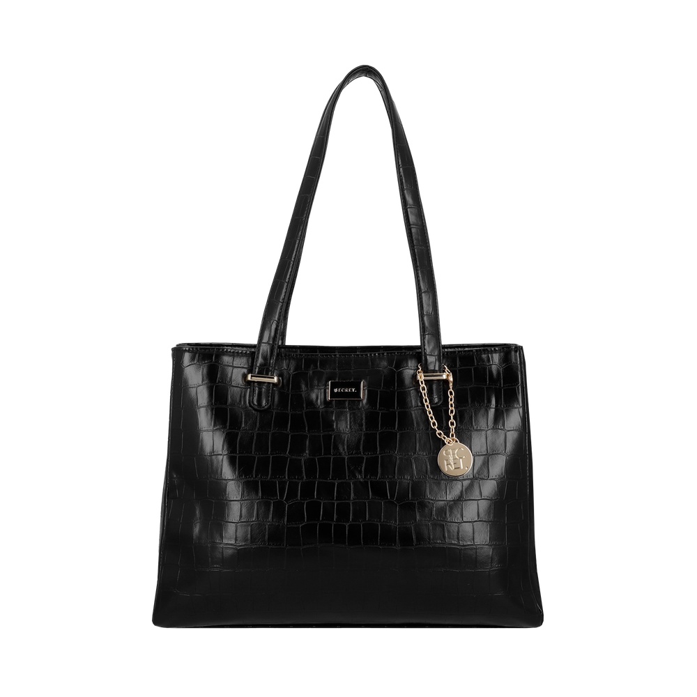 CARTERA DE HOMBRO OSAKA GRANDE NEGRA - 1