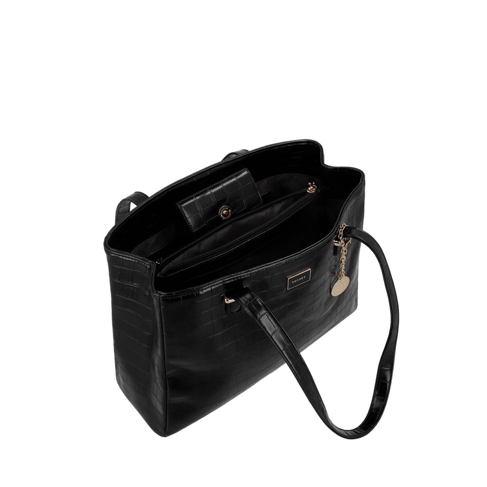 CARTERA DE HOMBRO OSAKA GRANDE NEGRA - 4