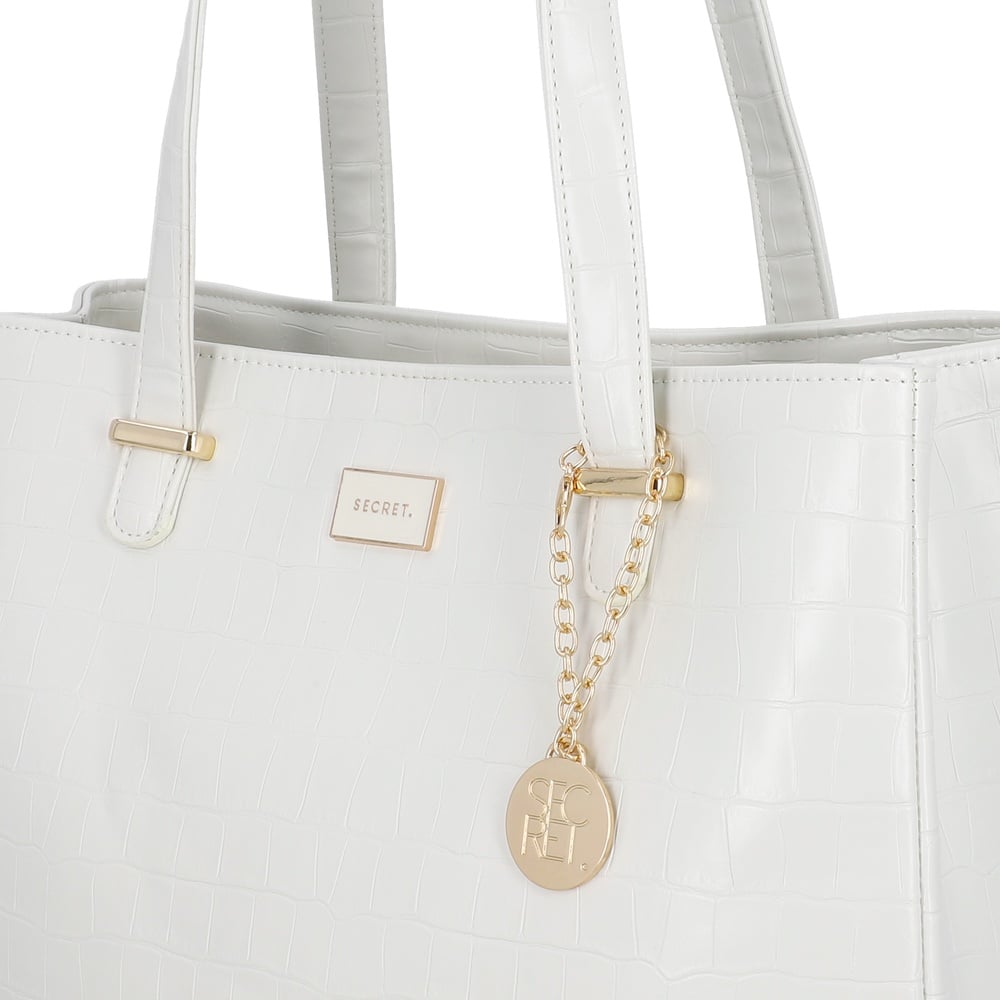 CARTERA DE HOMBRO OSAKA GRANDE BLANCA - 5