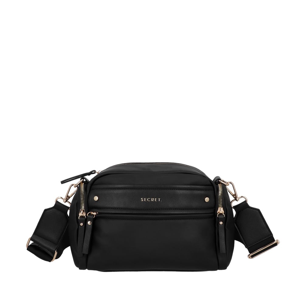 CARTERA CROSSBODY LONDRES MEDIANA NEGRA - 1