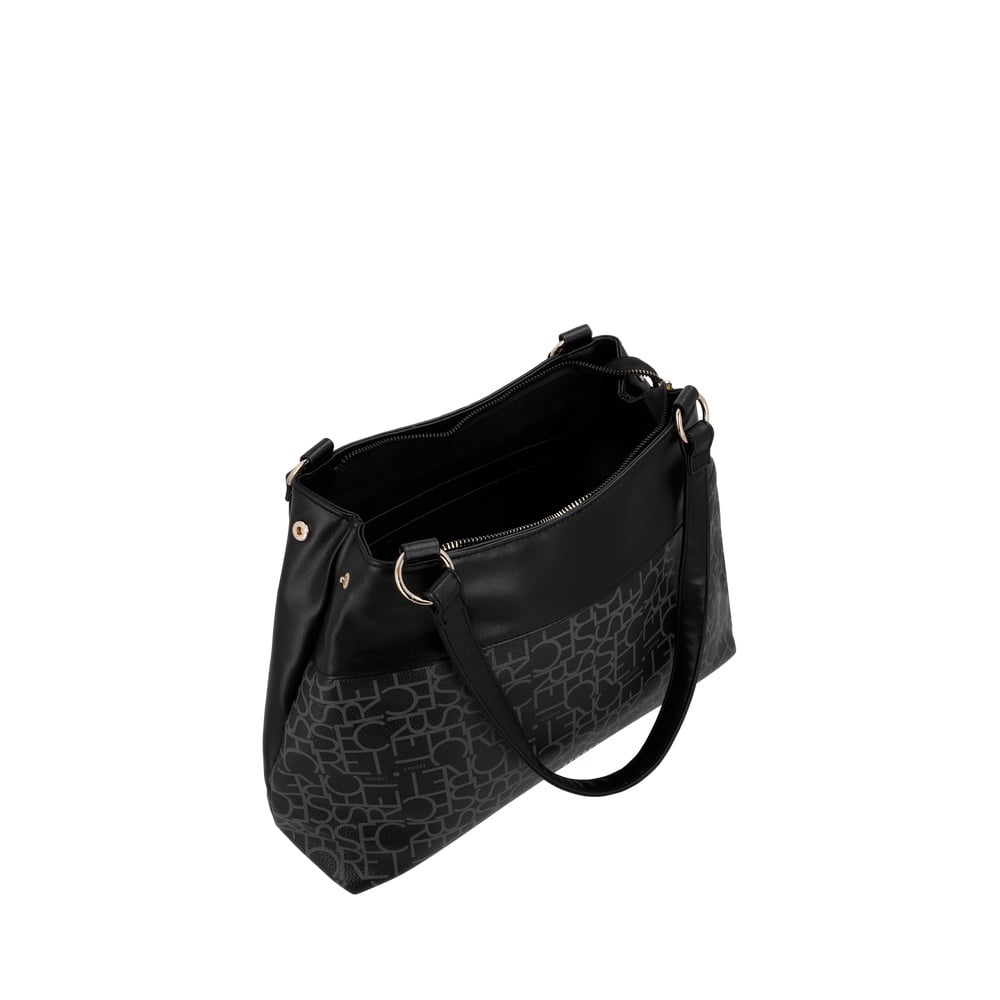 CARTERA DE HOMBRO AVIGNON GRANDE NEGRA - 4
