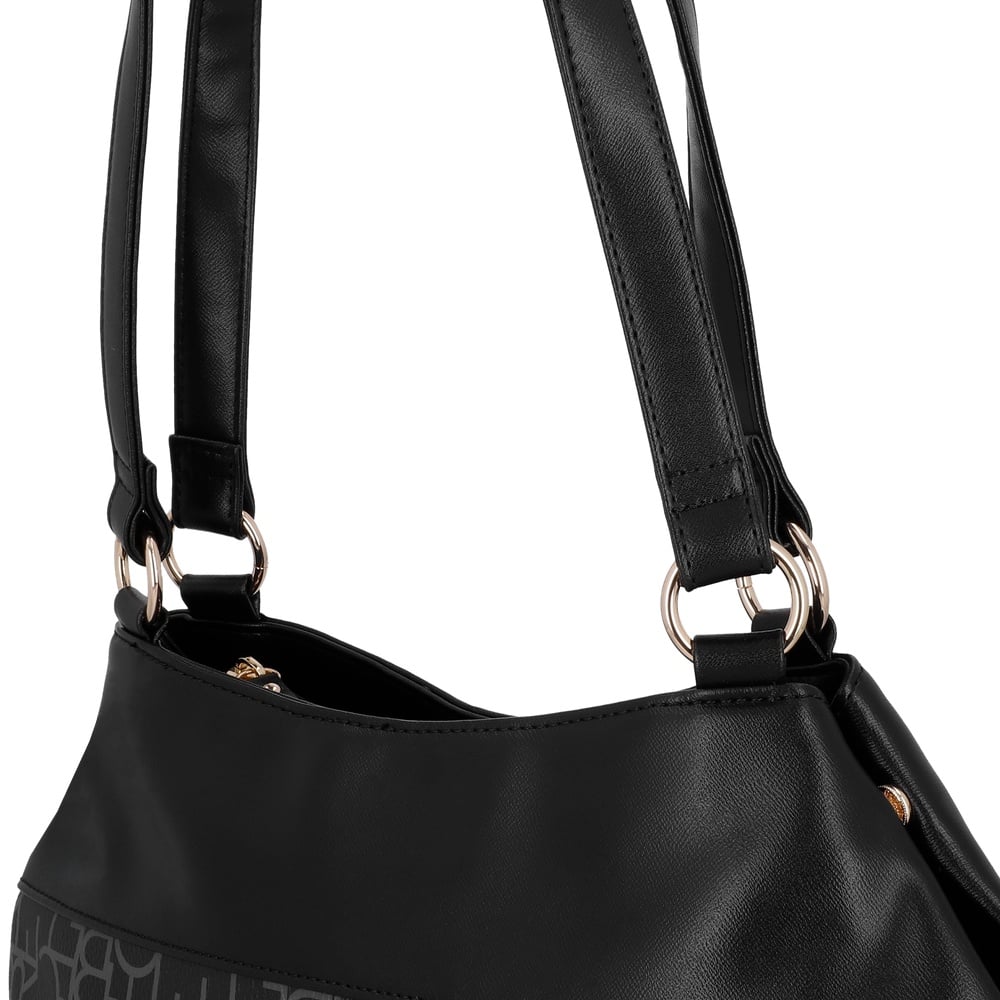 CARTERA DE HOMBRO AVIGNON GRANDE NEGRA - 5